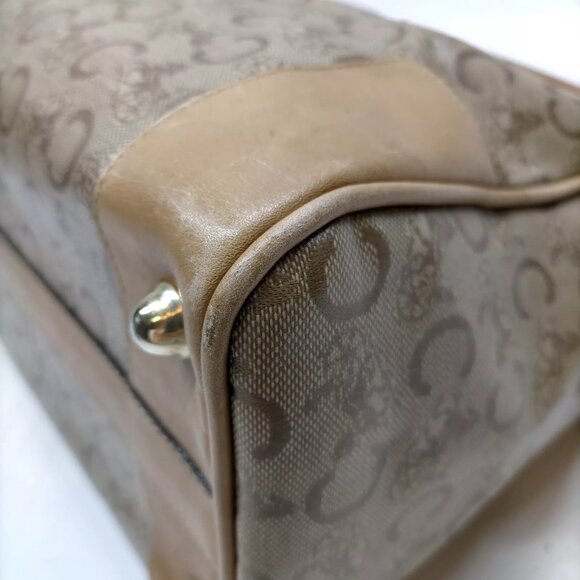 CELINE Hand Bag Brown Coated Canvas 3716222 - Picture 6 of 9